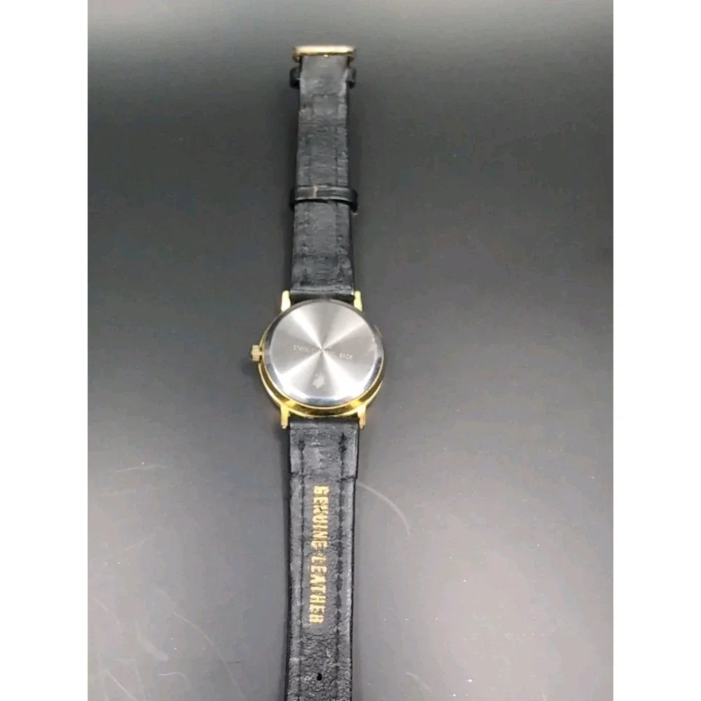 Vintage Valentino GTI‎ Watch Brown Leather Strap Untested